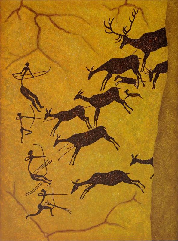 Bowmen & Deer (from The Hand of Man portfolio)