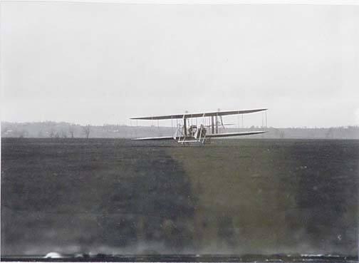 Oscar Bradley in Early Flyer at Simms Field