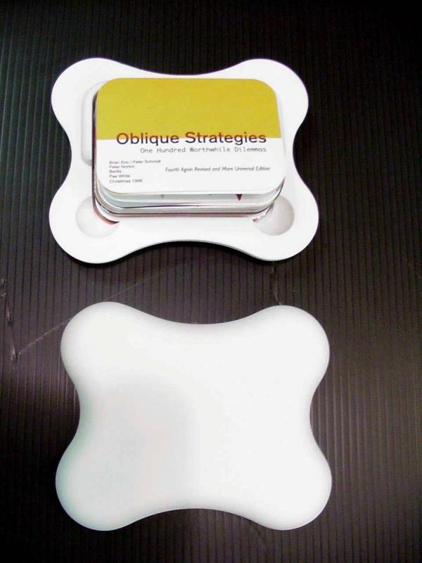 Oblique Strategies (One Hundred Worthwhile Dilemmas)