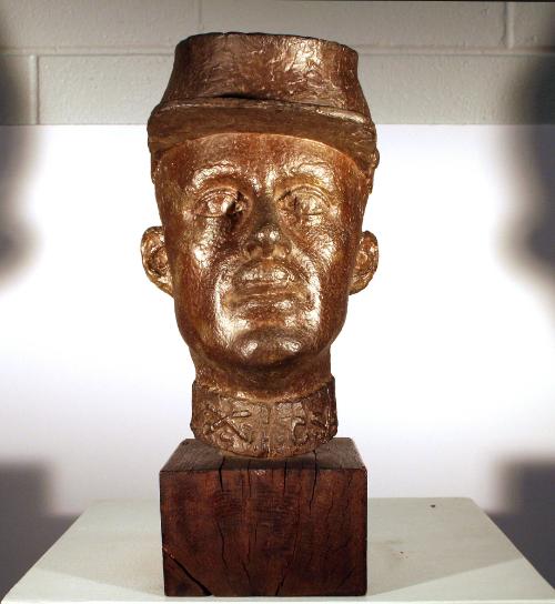 Mask of Allen Tate in Confederate Cap