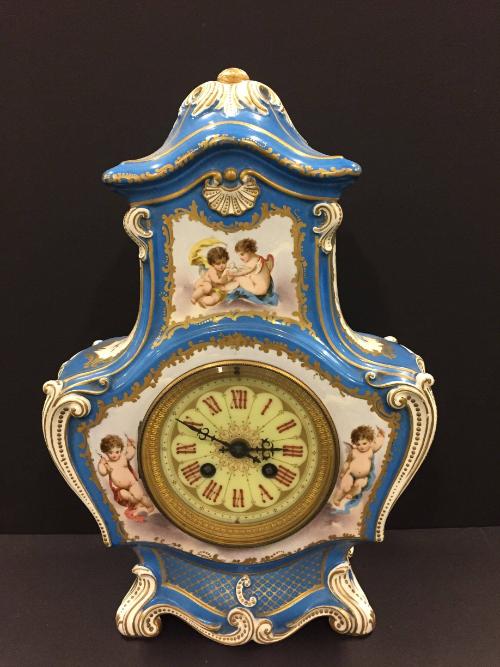 Faience Fine Clock