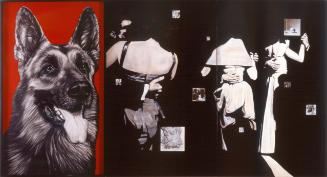 Untitled (Watchdog) triptych