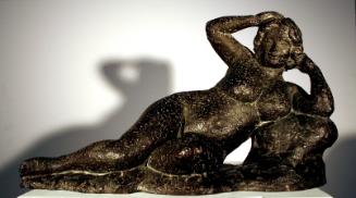 Reclining Nude (full figured, hands on head)