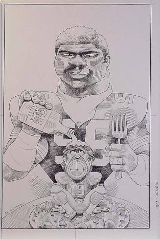 Lawrence Taylor of NY Giants. NY Daily News