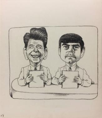 Kids' Letters to President Reagan - Illustration board, Ronald Reagan and Dan Rather