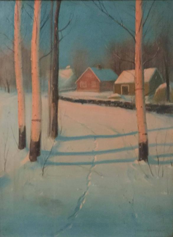 Untitled (winter scene)