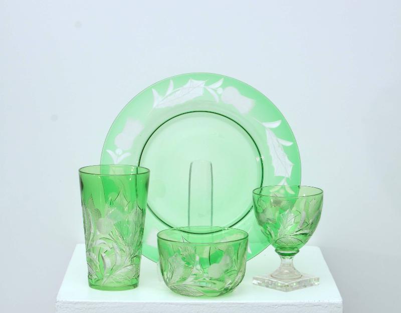 Carder Steuben Glass - Thistle Pattern